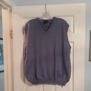 Brooks Brothers Men's V-Neck Sweater Vest in Purple